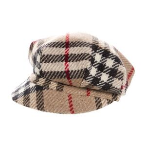 Burberry Plaid Baker Boy Cap